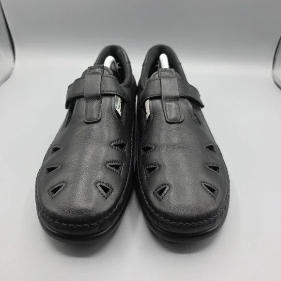 SAS Shoes Womens 9M Black Roamer Loafer Tripad Comfort T-Strap Mary Jane - Picture 3 of 14